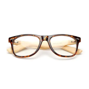 Klasik Retro Lens Nerd ahşap Gözlük çerçeveleri Moda marka tasarımcısı Erkek Kadın Gözlük Optik Gözlük gözlük kadın erkek Görüntü 2