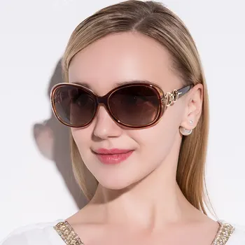 Klasik Yuvarlak Güneş Kadınlar Marka Tasarımcısı Degrade Kadın güneş gözlüğü Retro Çift Toka Tasarım Moda Oculos De Sol