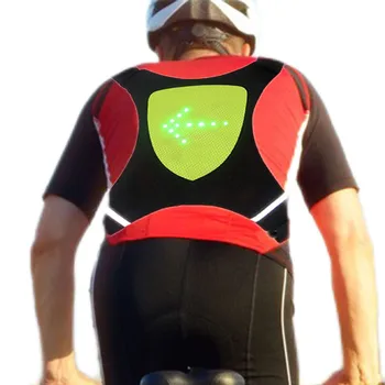 LED Dönüş Sinyali Yelek Yansıtıcı koşu atleti Hafif Paketi Gece Koşu Bisiklet Köpek Yürüyüş Bisiklet Koşu