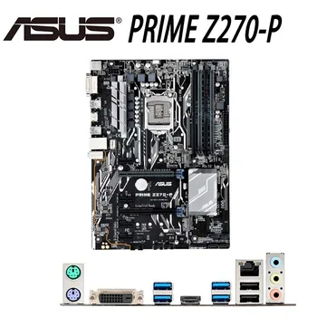 LGA 1151 Intel Z270 Asus PRIME Z270-P Anakart DDR4 PCI-E3. 0 HDMI Uyumlu 64GB Overlok Masaüstü Z270 Placa-Mãe