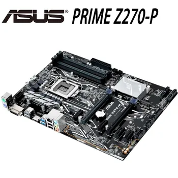 LGA 1151 Intel Z270 Asus PRIME Z270-P Anakart DDR4 PCI-E3. 0 HDMI Uyumlu 64GB Overlok Masaüstü Z270 Placa-Mãe Görüntü 2