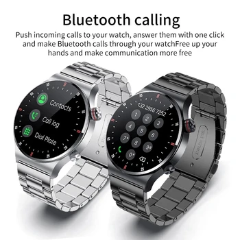 LIGE EKG Bluetooth Çağrı akıllı saat Erkekler 2022 NFC HD Ekran Spor Spor Bilezik Bluetooth Müzik Android Ios Smartwatch İçin erkekler Görüntü 2