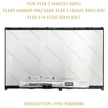 Lenovo Ideapad Flex 5 için 14ALC05 14ARE05 5-14IIL05 14ITL05 Ekran LCD Ekran Dokunmatik Değiştirme 5D10S39641 5D10S39642 Paneli Görüntü 2