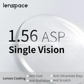 Lenspace 1.56 Tek Vizyon Reçete CR - 39 Reçine Asferik Gözlük Miyopi Hipermetrop Lensler Optik Lens