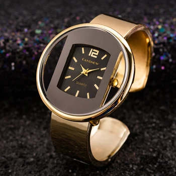 Lüks Marka Altın Gümüş Kadın Saatler Çelik Bayanlar İzle Yaratıcı Kız Kuvars Kol Saati Saat Saat Montre Relogio Feminino