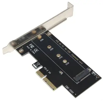 M anahtar M. 2 NVMe SSD PCIe Adaptör Kartı PCI Express 3. 0x4 2230 2242 2260 2280 Boyutu M. 2 SSD Yükseltici Kart desteği PCI-E X4, X8, X16 Görüntü 2