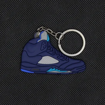 Mini Anahtarlık Anahtar Kolye Erkekler ve Kadınlar için Renkli Spor Ayakkabı Anahtarlık basketbol ayakkabıları Anahtarlık Görüntü 2