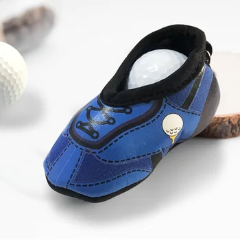 Mini Golf Topu Çantası Taşınabilir Küçük Bel Paketi Tee Tutucu golf ayakkabıları Colorblock Uzay Pamuk Bel Çantası kılıf çanta Carabiner ile Görüntü 2