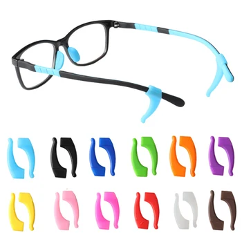 Moda Anti Kayma Kulak Kancası Gözlük Gözlük Aksesuarları Gözlük Silikon Kavrama Tapınak Ucu Tutucu Gözlük Gözlük Kavrama Görüntü 2