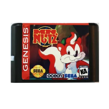 Mr. Nutz 2 16 bitlik MD Oyun Kartı Için Sega Mega Sürücü SEGA Genesis Için
