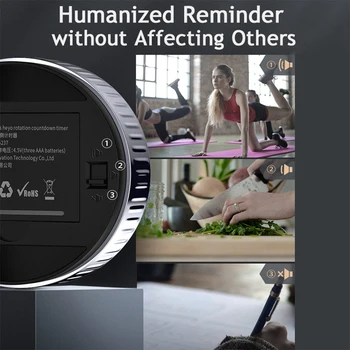 Mutfak mutfak zamanlayıcısı LED Ekran Manyetik Dijital Zamanlayıcı Geri Sayım Kronometre Teknolojik Gadget Setleri Mutfak Aracı Aksesuarları Görüntü 2
