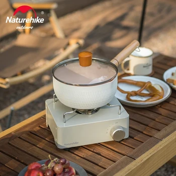 Naturehike Açık Mini Kaset gaz sobası Kamp Taşınabilir Ocak Soba Piknik Ekipmanları Tencere Soba Açık Pişirme Araçları Görüntü 2