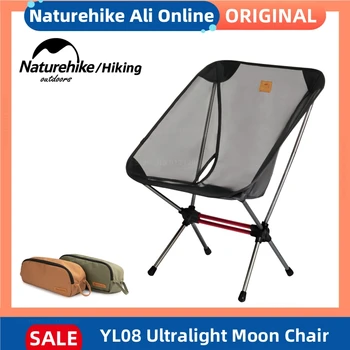 Naturehike kamp sandalyesi Ultralight Taşınabilir Katlanır Ay Sandalye Seyahat Relax Sandalyeler Piknik Plaj Açık Yürüyüş Balıkçılık Sandalye