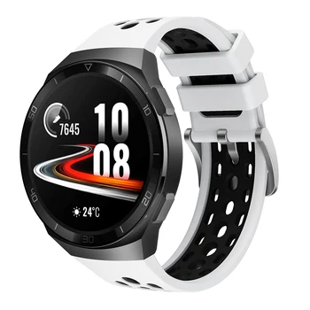 Nefes Silikon Spor Watch Band Kayışı İçin Huawei izle GT 2e Hızlı Fit kolay akıllı izle silikon Bilezik Band Görüntü 2