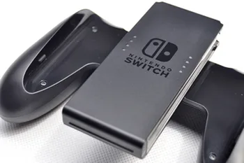 Orijinal YENİ Olmayan Şarj Kavrama NS Nintendo Anahtarı Joycon Kolu Tutucu Siyah Renk Görüntü 2