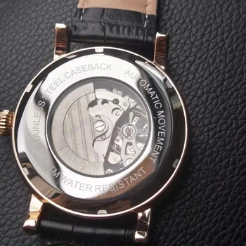 Otomatik İzle Chrono İsviçre Tasarım Saatler Uhr Mekanik Erkek Saat Kol Saati Benzersiz Relojes Lüks Hareketi Almanya Marka Görüntü 2