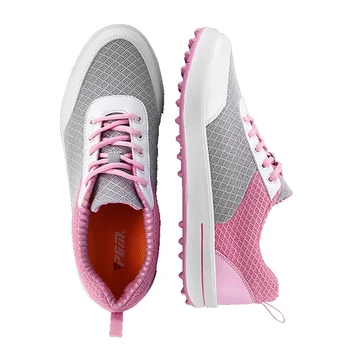 PGM Kadın Golf ayakkabıları kaymaz Nefes Golf Sneakers Bayanlar Süper Fiber Açık Spor Eğlence Eğitmenler XZ081 Görüntü 2
