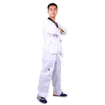 Pamuk Taekwondo Takım Elbise Bahar ve Yaz erkek ve kadın Kısa Kollu Uzun Kollu Taekwondo Takım Elbise Özelleştirilmiş