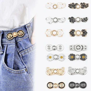 Pantolon Bel Değişimi Küçük Düğme Sabit Sıkma Artefakt Metal Toka Hanfu Elbise Cheongsam Düğmesi Etek Ayar Düğmesi