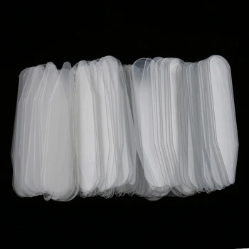 Plastik Şeffaf Yaka Destek Kemikleri, Gömlek Yaka Sert 5cm, 200'lü Paket