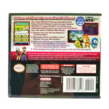 Pokemon Serisi NDSL GB GBC GBM GBA SP video oyunu Kartuşu Konsolu Kart Klasik Oyun Toplamak Renkli Sürüm İngilizce Dil Görüntü 2