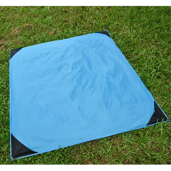 Su geçirmez piknik örtüsü ile saklama çantası Açık Taşınabilir kamp battaniyesi Zemin Pedi Yürüyüş Aracı Ultralight Cep Plaj Mat Görüntü 2