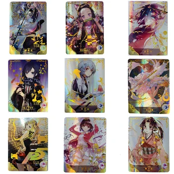 Tanrıça Hikayesi Tanrıça Hikayesi SSR-2M01 serisi kart tutucu Ayanami Rei Nezuko anime figürü karakter toplama kartı çocuk oyuncakları Hediye