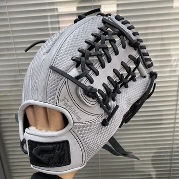 Tasarım deri beyzbol eldiveni Yetişkin Hediyeler Ekipmanları Yüksek Kaliteli beyzbol eldiveni Catcher 11.5 İnç Gant Beyzbol Açık Spor