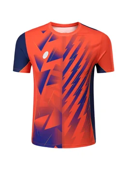 Tenis T-shirt Erkekler 2022 Yaz Hızlı Kuru Badminton Masa Tenisi t shirt Kadın baskılı tişörtleri