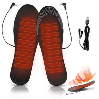 USB Şarj Edilebilir Elektrikli Isıtmalı Ayakkabı Tabanlık İsıtıcı ayak ısıtıcı için Çoklu Boyutları Kadın Erkek Kış Açık Kürek Kar