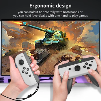 Uzatma Gamepad Kolu Kavrama Nintendo Anahtarı / Anahtarı OLED Oyun Denetleyicisi Kolu Oyun Aksesuarları anahtarı OLED Sol Sağ Görüntü 2