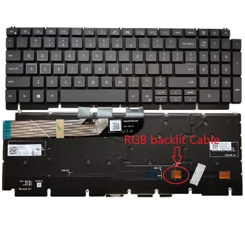 YENİ Brezilya ABD RGB Kırmızı Arkadan Aydınlatmalı Dell G15 Ryzen Edition 5510 5511 5515 5520 0R2GPD 0THG34 0 DKDXH Laptop Klavye İngilizce