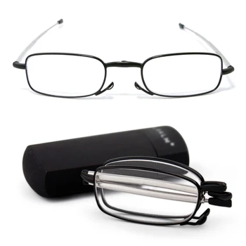 Yüksek kaliteli Katlanır okuma gözlüğü Taşınabilir Çok fonksiyonlu okuma gözlüğü okuma aynaları Katlanır okuma aynaları