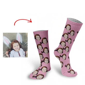 Özelleştirilmiş Avatar Baskılı Çorap Erkekler Kadınlar için Moda Komik pamuklu uzun Çorap Çocuklar için DIY Tasarım varis çorabı Görüntü 2