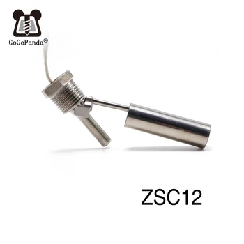 Ücretsiz Kargo 1 ADET ZSC12 Sıvı Şamandıra Su Seviyesi Sensörü Yan Montaj Şamandıra Anahtarı Güvenli Paslanmaz Çelik Altında 220 V