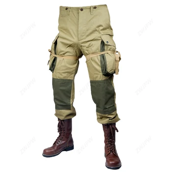İKINCI dünya savaşı WW2 ABD Ordusu M42 Üniforma m42 101 Hava Kuvvetleri Paraşütçüler Asker pantolon Taktik Açık Pantolon ABD/501101 Görüntü 2